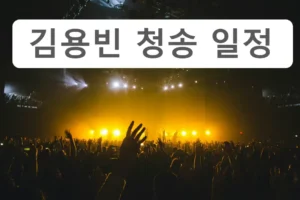 가수 김용빈 11월 청송사과축제 행사 일정 안내