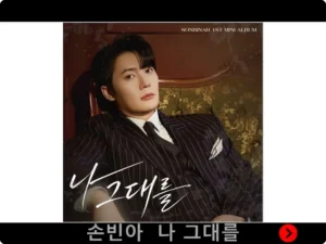 가수 손빈아 나 그대를 신곡 앨범 자켓 이미지 썸네일
